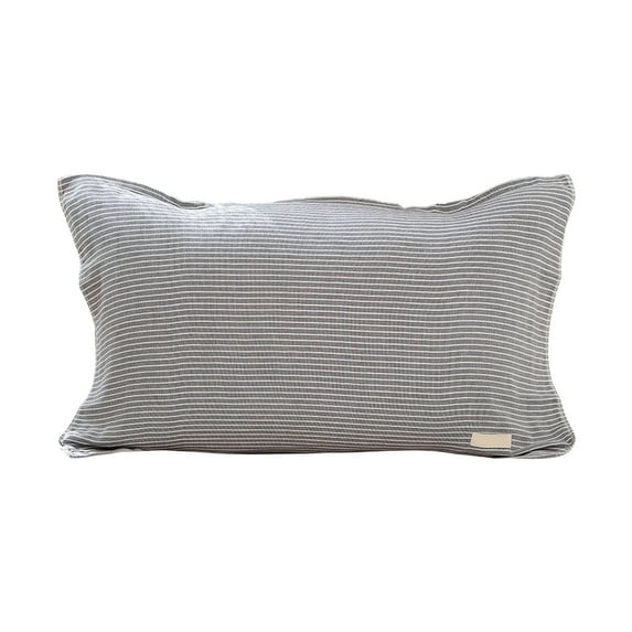 LEHOZIHEQ One-Sided Quilted Cotton Pillow Cover, with Adjustable Straps, Soft Plush Pillow Towel, Non-Slip Bed Pillow Protector Cushion Cover