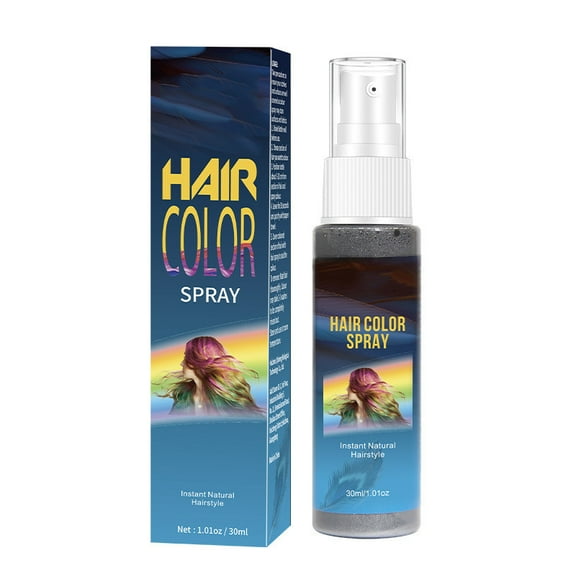 LEHOZIHEQ One-off Hair Spray Dyeing Complementary Color Dyeing Solid Milk Gray Hair Dyes 30ml