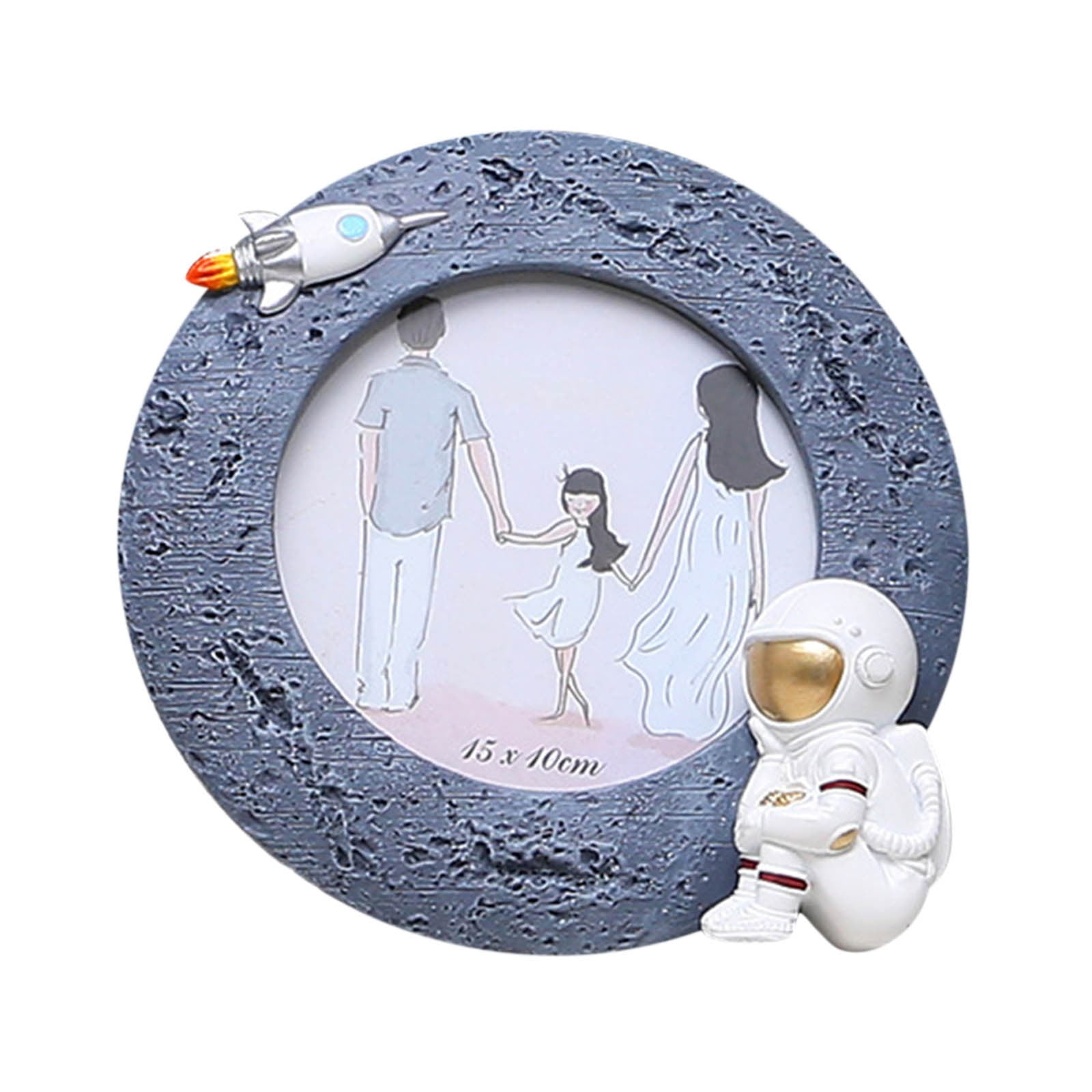 LEHOZIHEQ Photo Frame, 4 Inches Astronaut Resin Photo Frame, Picture ...