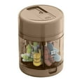 thumbnail image 1 of LEHOZIHEQ Pill Bottle Organizer, Pill Dispenser Supplement Container, 7 Large Compartments, Anti-Mixing Design, BPA-Free, 1 of 7