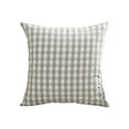 thumbnail image 1 of LEHOZIHEQ Plaid Throw Pillows, Green Plaid Decorative Throw Pillow, 18x18 Inch Farmhouse Gingham Square Cushion, for Indoor Couch Bed or Outdoor Porch Patio, 1 of 6