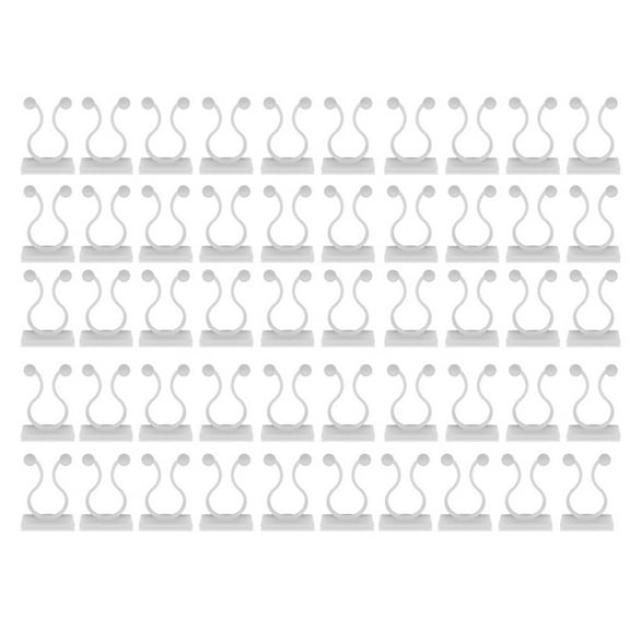 LEHOZIHEQ Plant Climbing Wall Fixture Clips, Plant Clips for Climbing Plants, 50Pcs Self-Adhesive Plant Fixer, Indoor Outdoor Decor