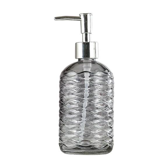 LEHOZIHEQ Plastic Pump Bottle, Clear Pump Bottle Dispenser, Empty Plastic Liquid Soap Dispensers, Refillable Container for Essential Oil Shampoo Lotion