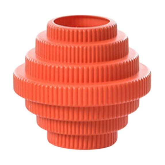 LEHOZIHEQ Plastic Vase, Irregular Twisted Striped Vase, Fun Quirky Decorative Vase for Home or Office, Modern Boho Style Vase for Wedding Housewarming Gift