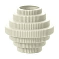 thumbnail image 1 of LEHOZIHEQ Plastic Vase, Irregular Twisted Striped Vase, Fun Quirky Decorative Vase for Home or Office, Modern Boho Style Vase for Wedding Housewarming Gift, 1 of 6