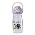 thumbnail image 1 of LEHOZIHEQ Plastic Water Bottle, Cute Water Bottles with Straw and Leak Proof Locking Lid, Plastic Water Bottle for Boys Girls Outdoor Sports Stuff, 1 of 5