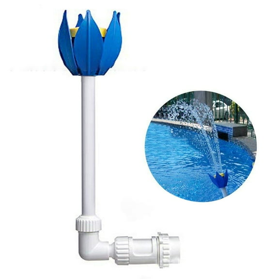 LEHOZIHEQ Pool Fountain, Swimming Pool Flower Shaped Waterfall Spray Fountain, Inground and Above Ground Spray Pond Decor