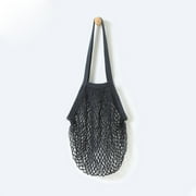 LEHOZIHEQ Portable, Reusable, Reusable Produce Bags, Washable Cotton Mesh String Organic Organizer Shopping Handbag Long Handle Net Tote