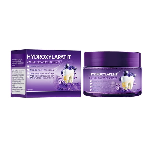 LEHOZIHEQ Purple Teeth Restoration Mineral Powder, Mineral Tooth Powder, Dental Restoration Mineral Effective in Strengthening Teeth and Gums for Daily Use