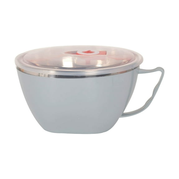 LEHOZIHEQ Ramen Bowl, Microwave Ramen Bowl with Handles, Microwavable Soup Mug with Lid Large Soup Cups, for Soup, Salad, Cereal and Instant Noodles