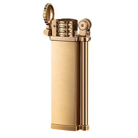LEHOZIHEQ Refillable Butane Torch Lighter, Adjustable Pocket Lighter and Perfect for Men, Great Gift Idea, Without Gas