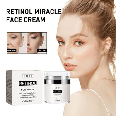 LEHOZIHEQ Retinol Cream for Face with Hyaluronic Acid, Retinol Moisturizer, Moisturizer Anti Aging Collagen Cream for Women and Men, Reduce Wrinkles & Fine Lines Day & Night