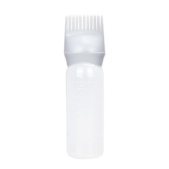 LEHOZIHEQ Root Comb Applicator Bottle, Applicator Brush for Hair Dye, Hair Oil Applicator Bottle with Graduated Scale, with Graduated Scale