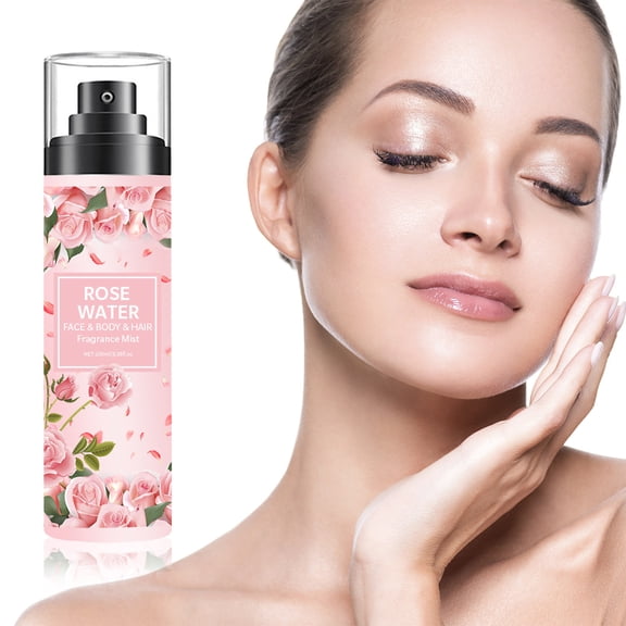 LEHOZIHEQ Rose Water Spray for Face, Water Spray with Glycerin, Organic Flower Mist Toner, Facial Toner for Women, All Skin Types