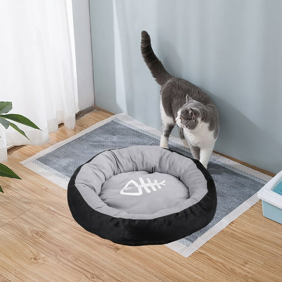 LEHOZIHEQ Round Beds For Dog, Beds And Kennel Beds For Small And Medium Sized Non Slip Plush Curved Beds For Improved Sleep For In The