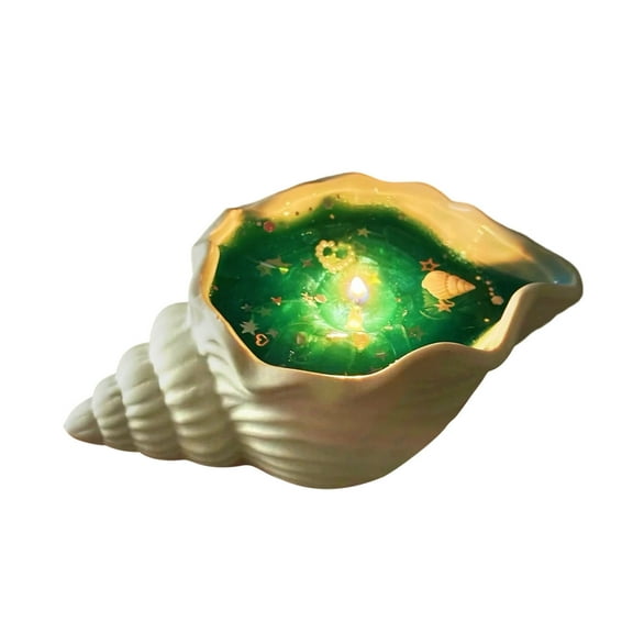 LEHOZIHEQ Seashell Aromatic Candle, Handmade Natural Scented Candles, Coastal-Inspired Home Décor, Home Scented Candles