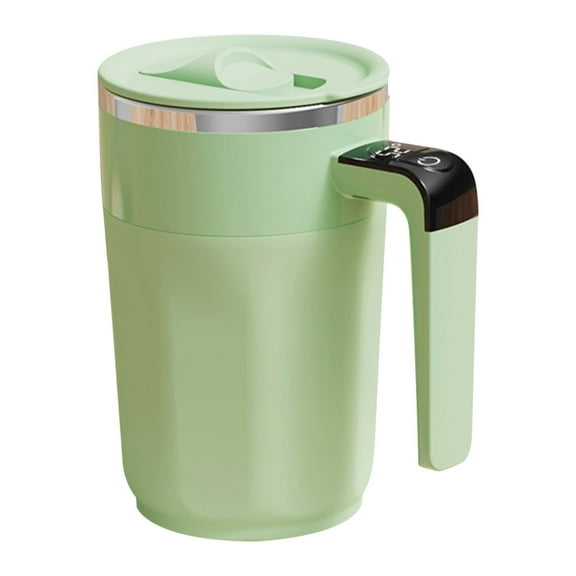 LEHOZIHEQ Self Stirring Coffee Mug, Rechargeable Magnetic Stirring Coffee Mug with Lid Handle, For Coffee, Milk and Other Beverages (400ml)