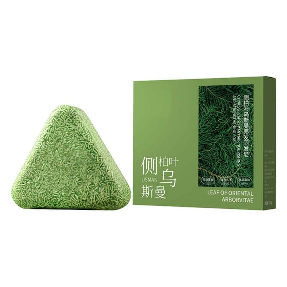 LEHOZIHEQ Shampoo Bar Natural Usman Grass Shampoo Soap Plant-Based Solid Shampoos Bar Gentle Cleansing Nourishing Care For Looking Hair Strengthens Hair 120g