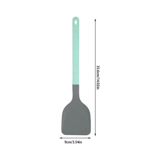 LEHOZIHEQ Silicone Spatula, Nonstick Heat Resistant BPA-Free Silicone Spatula, Non Scratch Flexible Head for Pans, Slip Resistant Soft Rubber Handle