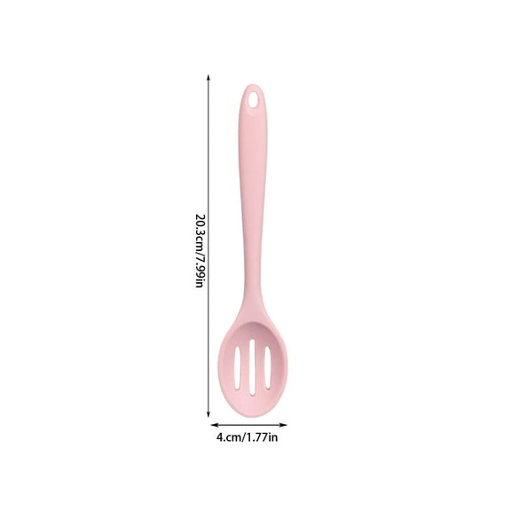 LEHOZIHEQ Silicone Spoons, Nonstick Mixing Serving Spoons, Large Heat Resistant Silicone Basting Spoon, for Mixing, Serving and Stirring