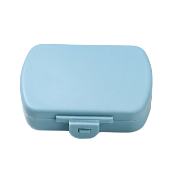 LEHOZIHEQ Small Pill Box, Moisture Proof Case, Travel Organizer for Pocket Purse, Daily Portable Medicine Vitamin Container, Fish Oil and Supplement Storage