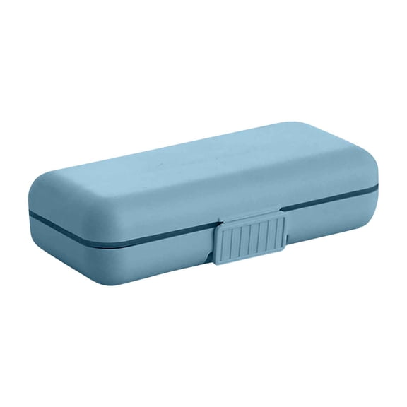 LEHOZIHEQ Small Pill Case Travel Pill Box, Compact Pill Organizer for Medicine Vitamin, Portable Container for Fish Oil & Supplements