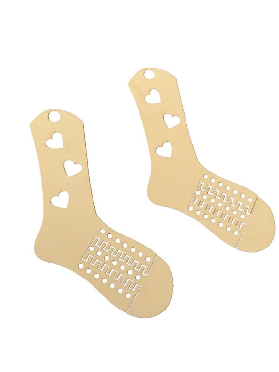 Sock Blockers, Knitting Wooden Sock Blockers, Adjustable Thicken Knit Sock Ruler Tool, Stocking Blockers Wood Sock Form Stretchers