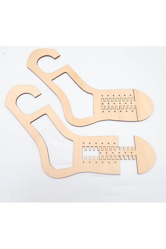 Sock Blockers, Knitting Wooden Sock Blockers, Adjustable Thicken Knit Sock Ruler Tool, Stocking Blockers Wood Sock Form Stretchers