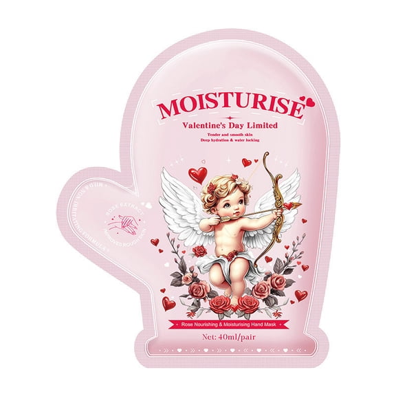 LEHOZIHEQ Soothing Moisturising Hand Mask Rose Nourishing And Hydrating Hand Care 40ml