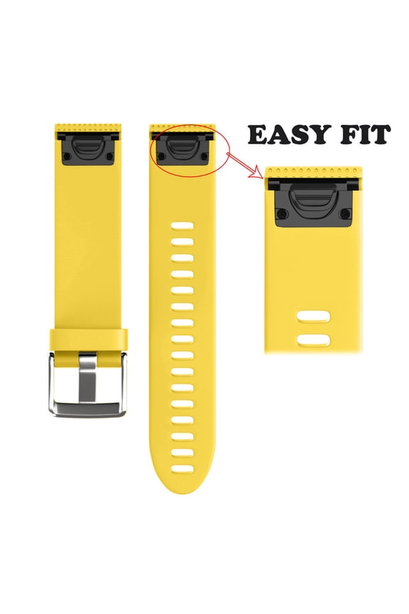 Sport Watch Band, With Silver Secure Buckle, Durable Lightweight Band For Outdoor Running Gym Workout