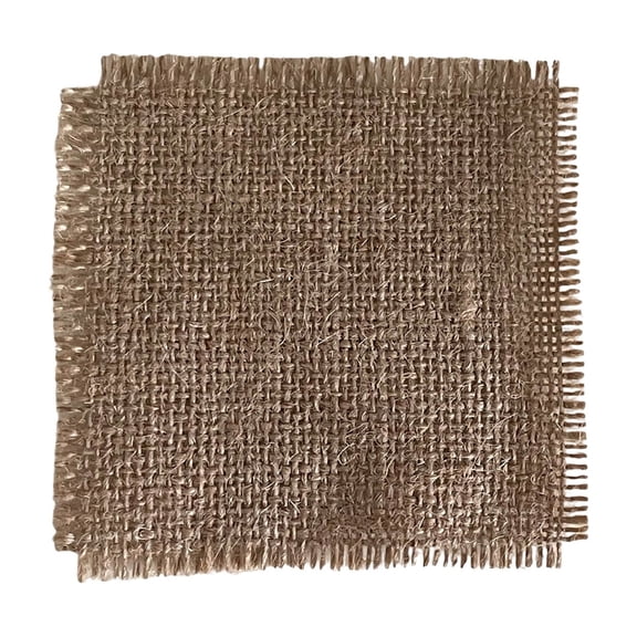 LEHOZIHEQ Square Woven Coasters, Straw Table Coasters, for Square Plates Farmhouse Coasters Wipeable Wicker Outdoor Coasters