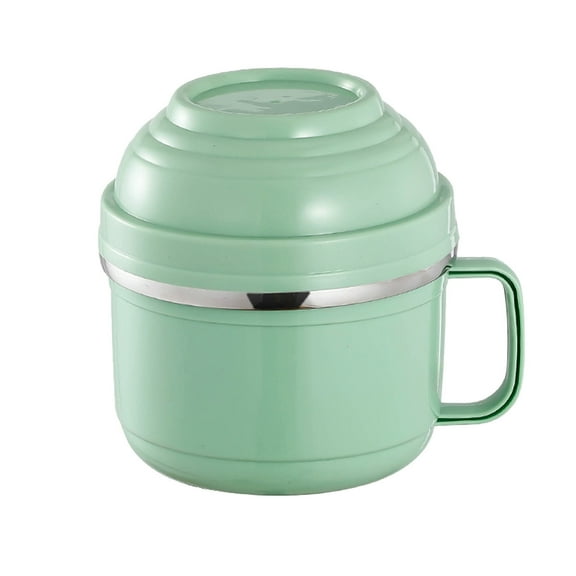 LEHOZIHEQ Stainless Steel Food Storage Container, Snack Bowl, Stainless Steel Bento Lunch Box, Soup Bowl, Noodle Pot, Ramen Cooker