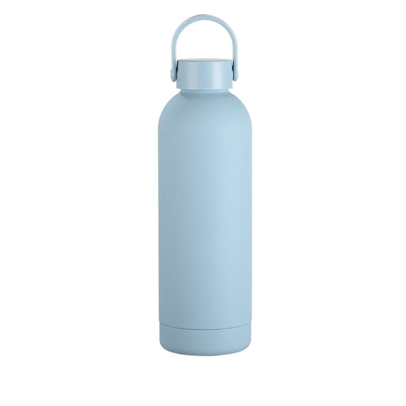 LEHOZIHEQ Stainless Steel Water Bottle, Double-wall vacuum thermal flask with top handle, Leakproof & Bpa-Free Design For Sports, Gym, Hiking & Travel Use