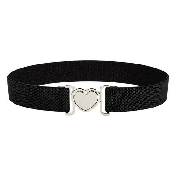 LEHOZIHEQ Stretchy Waist Belt, Women Skinny Elastic Belt, with Buckle Thin Waist Belt, Elastic Narrow Belt Versatile Waistband
