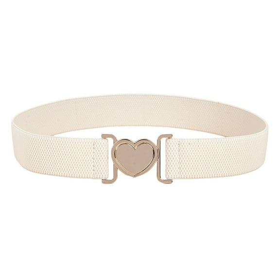 LEHOZIHEQ Stretchy Waist Belt, Women Stretch Belt, Adjustable Elastic Belt Flat Buckle Waist Belts for Jeans Pants Dresses