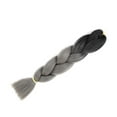 thumbnail image 1 of LEHOZIHEQ Two Color Big Braid, 24 Inch Braiding Hair Extensions High Temperature Synthetic Fibre, Pre Stretched Braiding Hair For Women, 1 of 3