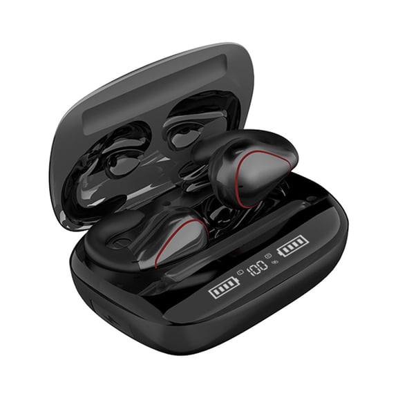 LEHOZIHEQ Ultra Open Earbuds, Bluetooth Open Ear Earbuds with Open Audio for Awareness, Clip-On Design for Comfort, Long of Playtime, Black