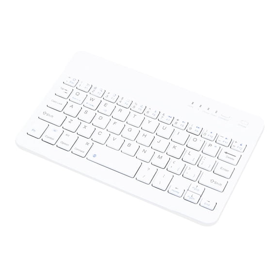 LEHOZIHEQ Ultra-Slim Bluetooth Keyboard, Portable Mini Wireless Keyboard, Rechargeable for Tablet Phone Smartphone iOS Android (78 Keys)