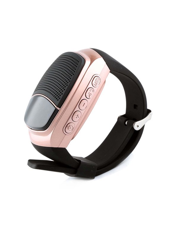Watch Style Bluetooth Speaker, Outdoor Sport Wrist Audio, Built-in FM Radio Hands-Free Call Watch Speaker for Running, Hiking and Daily Outdoor Activities