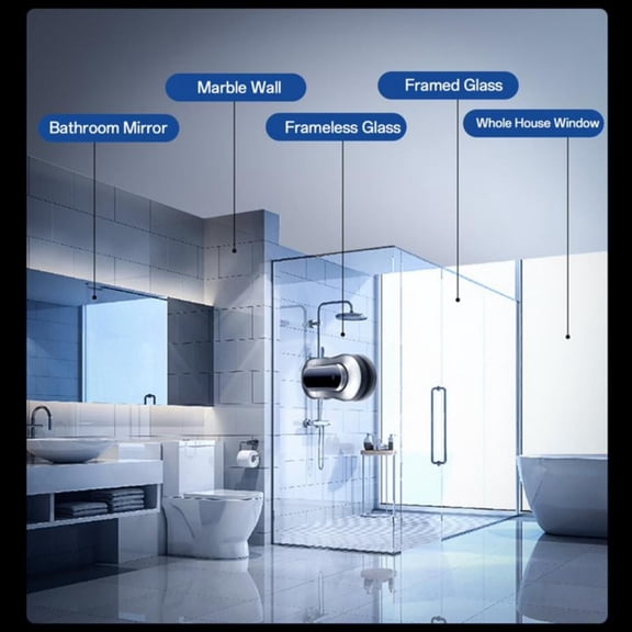 LEHOZIHEQ Window Cleaning Robot, Bilateral Spraying And Window-cleaning Robot, For Automatic Household Window Cleaning Smart Glass Wiper