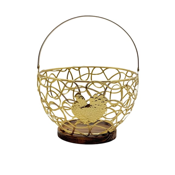 LEHOZIHEQ Wire Egg Basket, Farmhouse Fresh Eggs Collecting Basket, Vintage Style Metal Wire Eggs Holder Basket, for Countertop Kitchen Storage Bin White