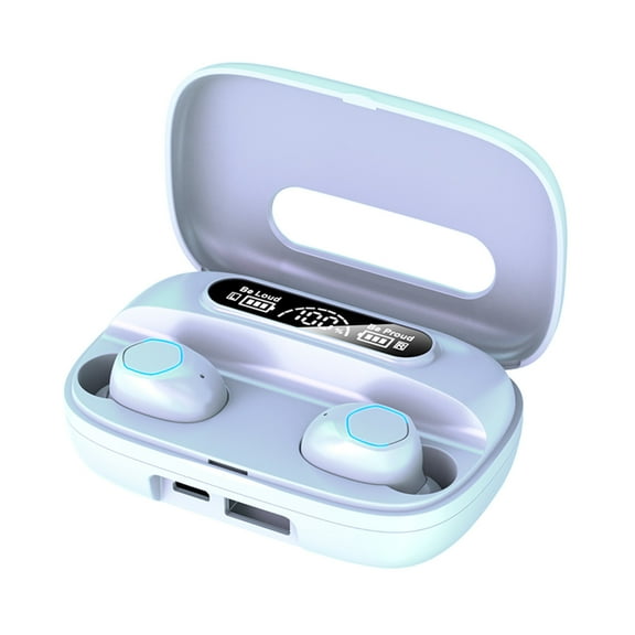 LEHOZIHEQ Wireless Bluetooth Headphones, Earbuds With Digital Display And Button Control, 2000mAh Charging Bin, Can Be Used As Power Bank