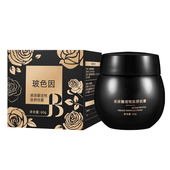 LEHOZIHEQ Women's Wrinkle Face Cream Hyaluronic Active Peptide Smoothing Cream Fade Facial Fine Lines
