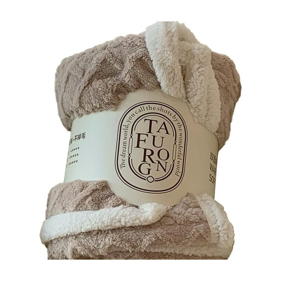 LEHOZIHEQ Wool Blanket, Soft Lightweight Breathable Blanket, Wool Fringed Knee Throw Blanket for Couch Bed Outdoor Travel