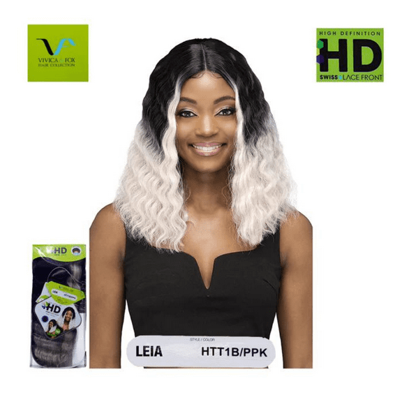 "LEIA" HD Swiss HD Lace Front Wig By Vivica A Fox (COLOR: HTT4/BG)