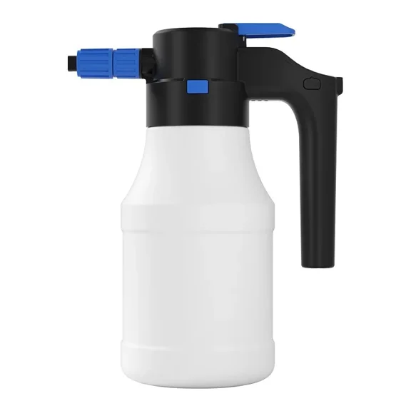 LEIBOO 1.5L Electric Foam Sprayer High Pressure Foaming Pump Sprayer Rechargeable Car Wash Foam Blaster Auto Home Cleaning Tool