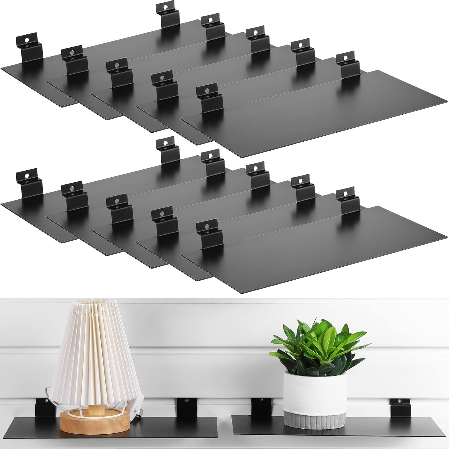 Slatwall Shelves | Shelf Brackets, Wood & Acrylic Shelving - View #7