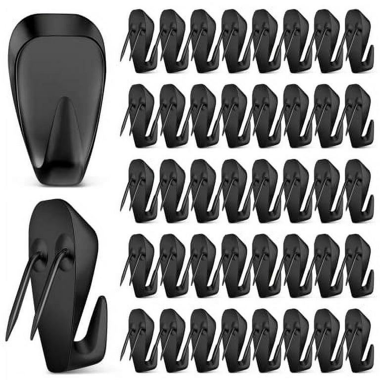 Ripeng 40 Pcs Cubicle Hooks for Fabric Wall, Cubicle Picture Hangers Clips,  Fabric Panel Wall Push Pin Hooks for 20 Lbs Office Kitchen Home Hanging