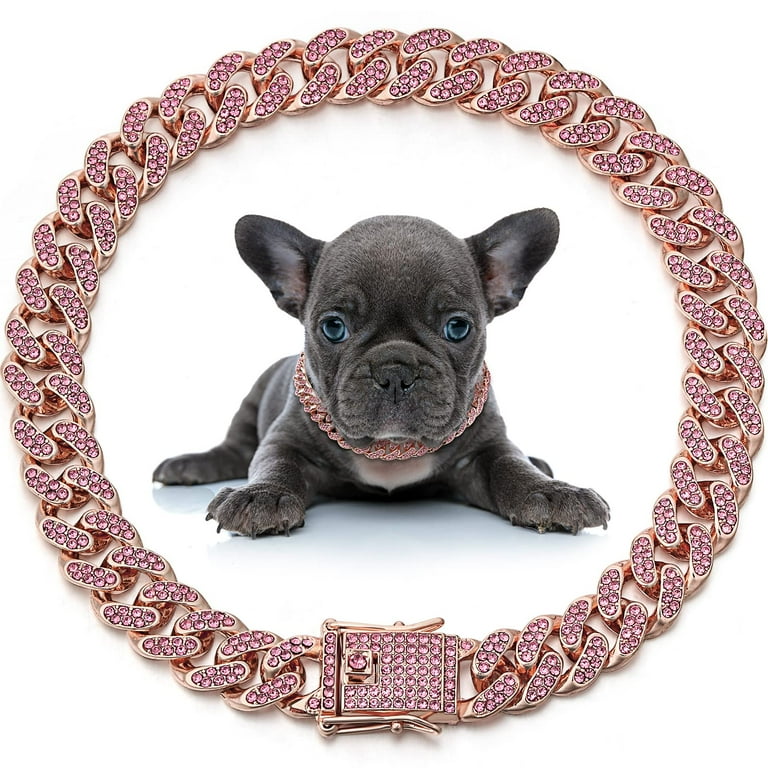 Pink chain collar 2025