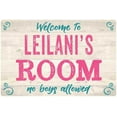 thumbnail image 1 of LEILANI'S Room Kids Bedroom Sign 8x12 Metal Sign 208120089129, 1 of 1